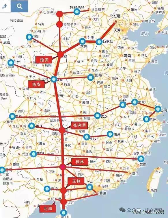 开通呼和浩特到海口的高铁是何等的重要！在中国腹地贯穿过来、完全可以拉动经济和旅游
