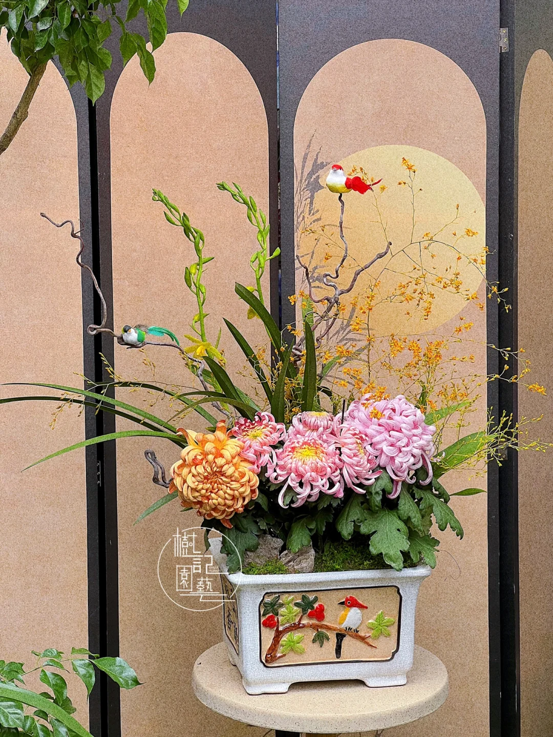 菊有傲霜之骨，兰有王者之香🌼