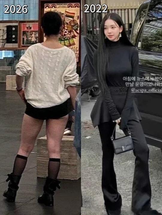 巴西圣保罗偶遇aespa路人视角下的柳智敏吉赛尔金冬天宁艺卓…柳姐真的该做体重管