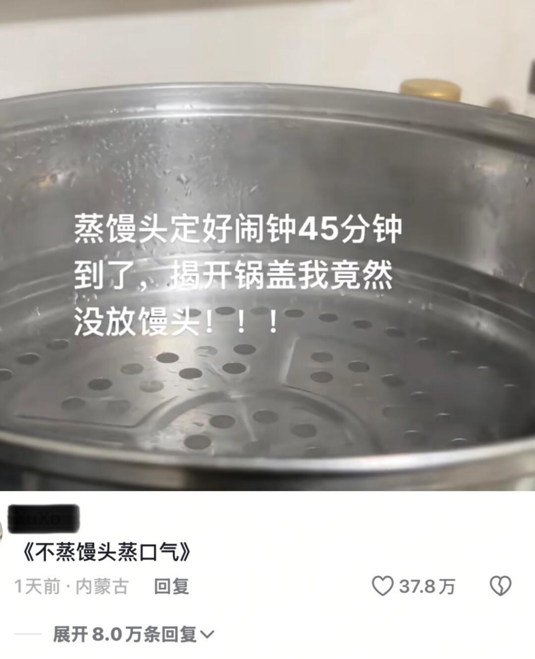 不蒸馒头蒸口气在此刻具像化了 