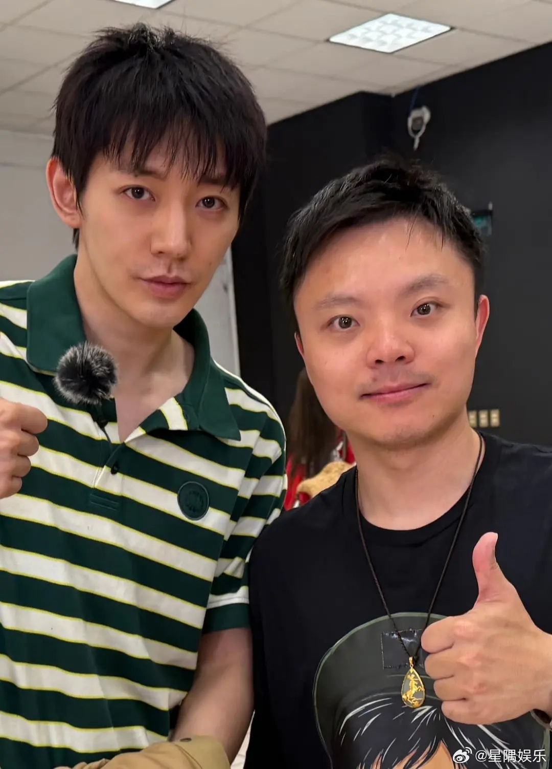 邓为素颜真的好憔悴啊 ​​​