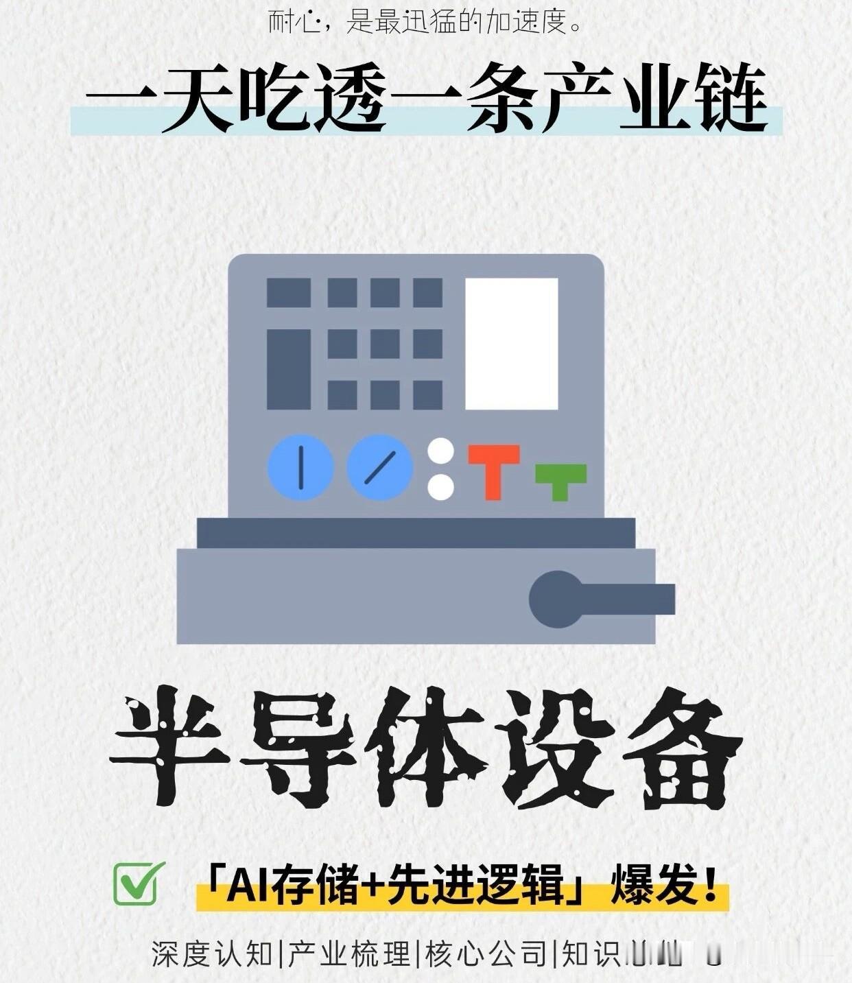 一文吃透2026半导体设备产业链！建议收藏

一、前道核心工艺设备
细分赛道全标