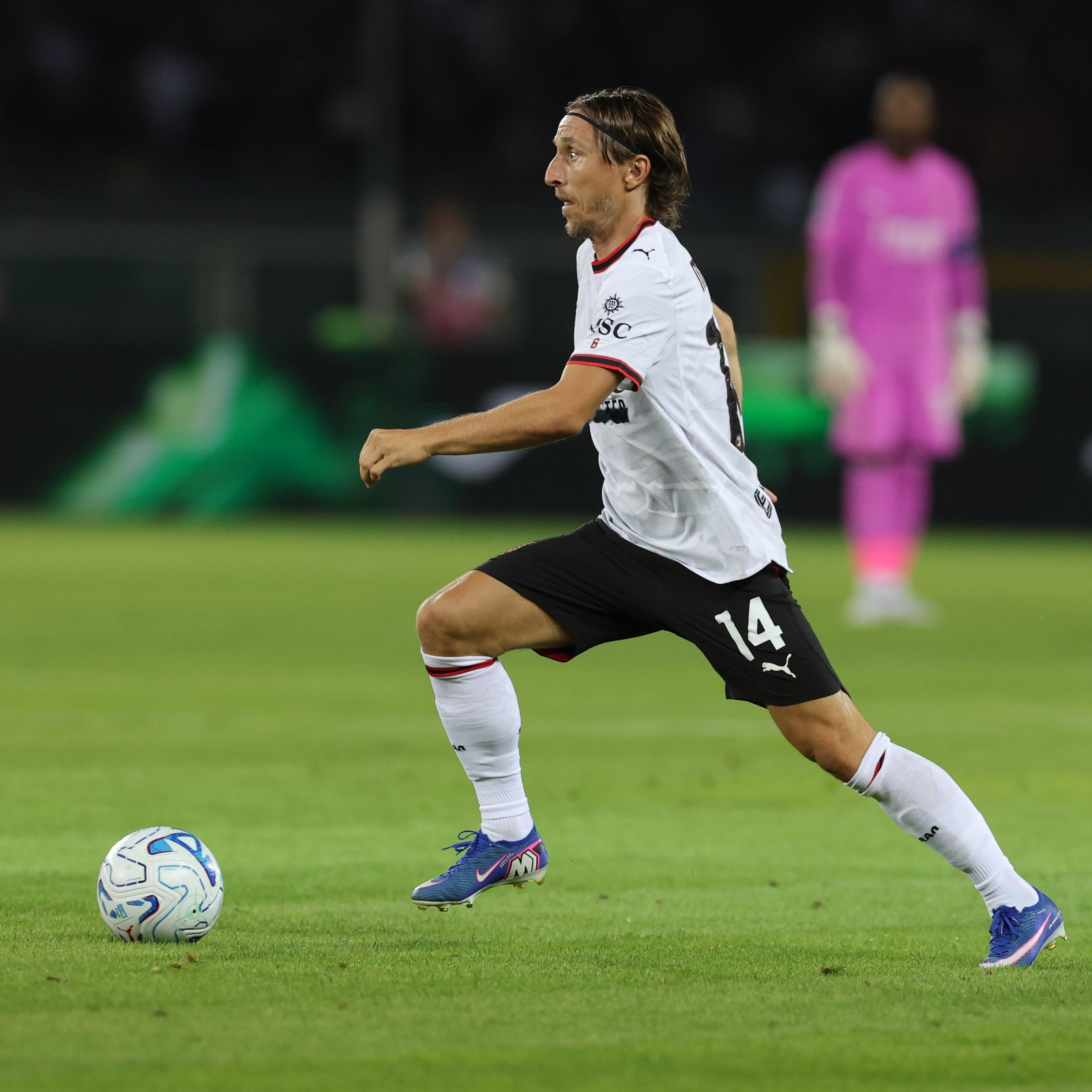 【莫德里奇🇭🇷】 “好的开始！❤️🖤”sempremilan