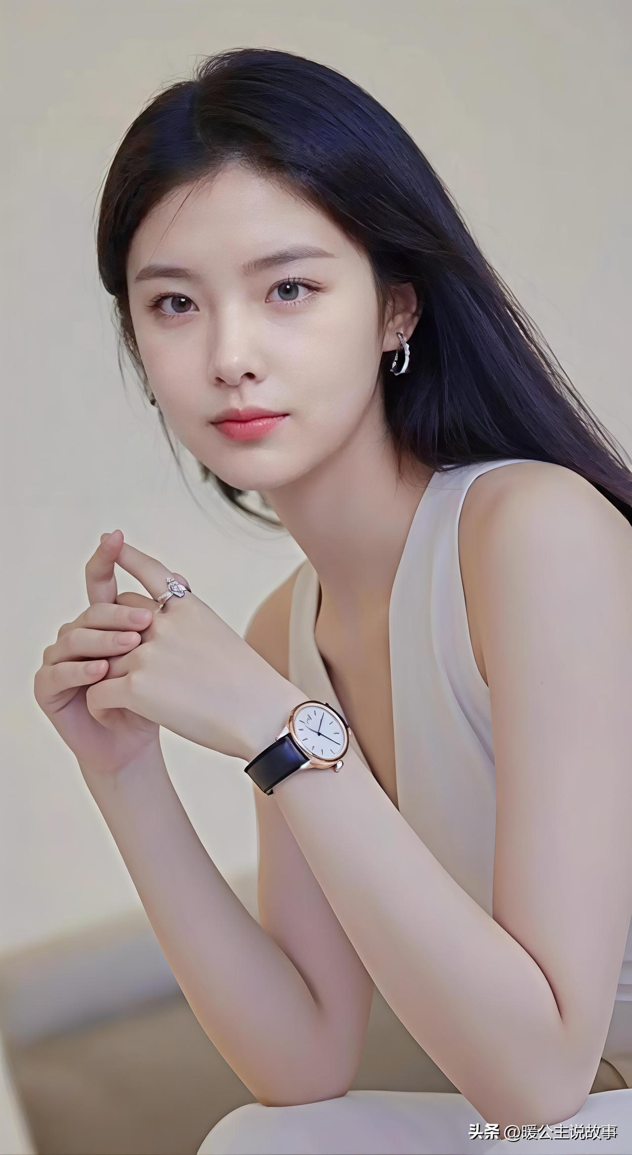 长发的张京太美了
