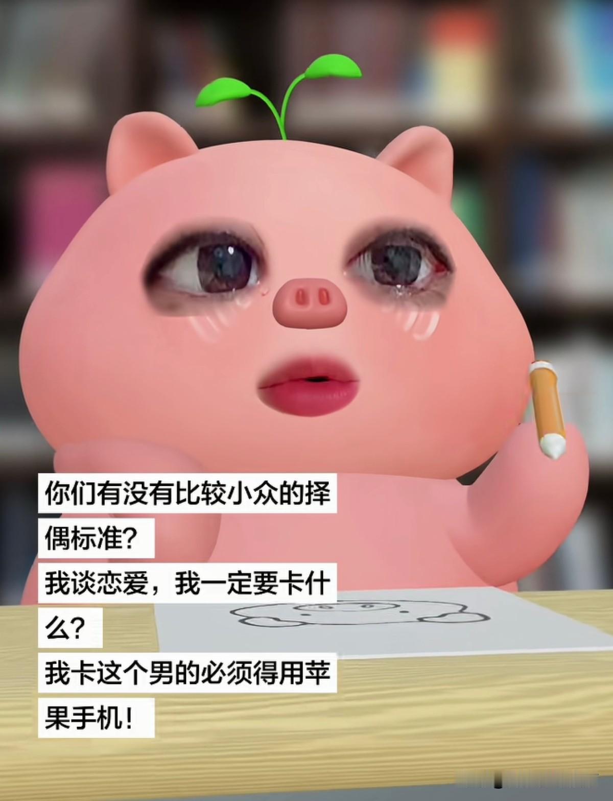 谈恋爱的小众择偶标准：这男的必须得用苹果手机！

这里我就要批评这位女生了，标准