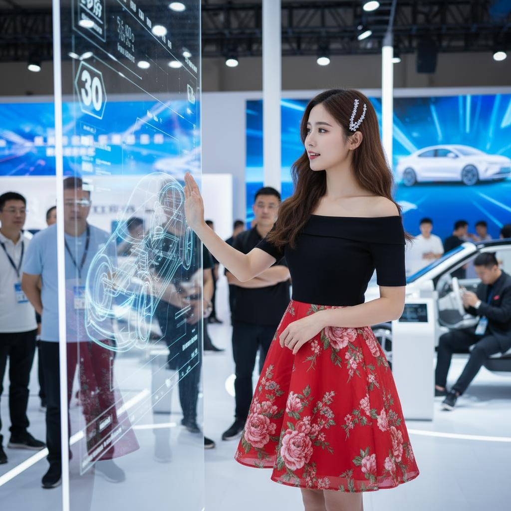 今年的成都国际车展不仅新车扎堆，科技感爆棚，更是美女如云，时尚与机械完美交融！展