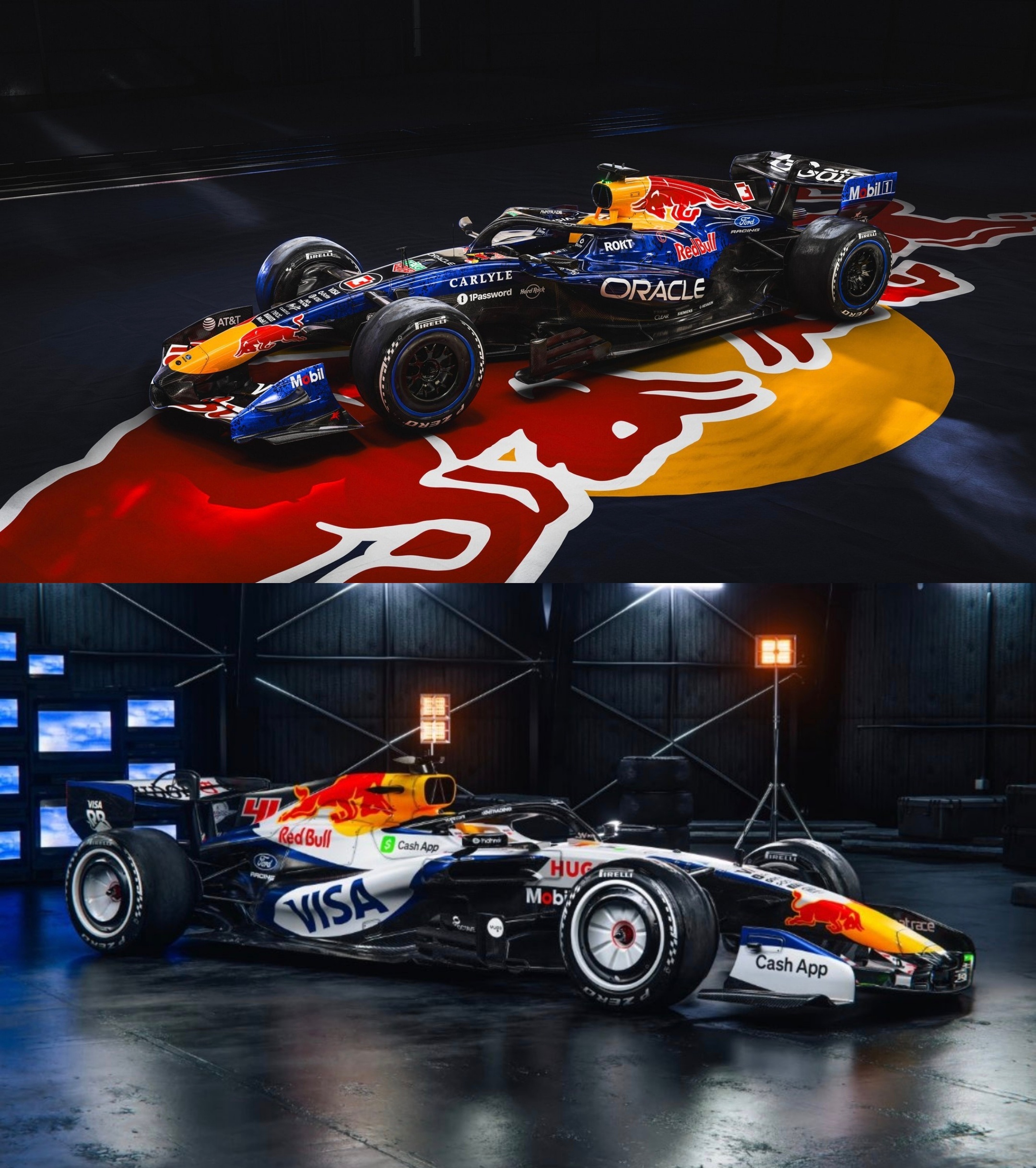 红牛和小红牛～“蓝牛”💙和“白牛”🤍F1赛车2026F1新车发布