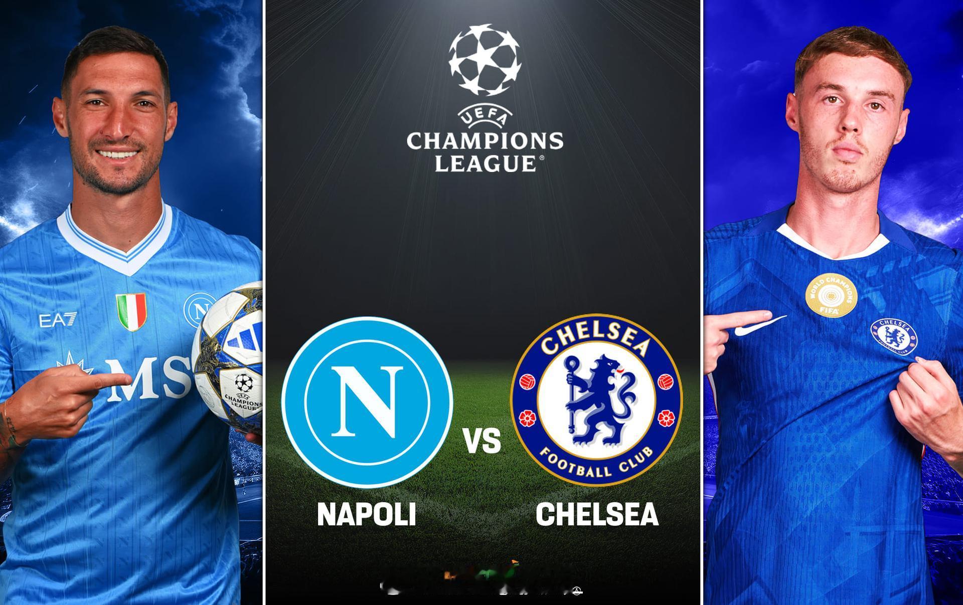 欧冠联赛那不勒斯vs切尔西前瞻信息：——两队此前唯一一次在欧足联赛事交锋发生在2