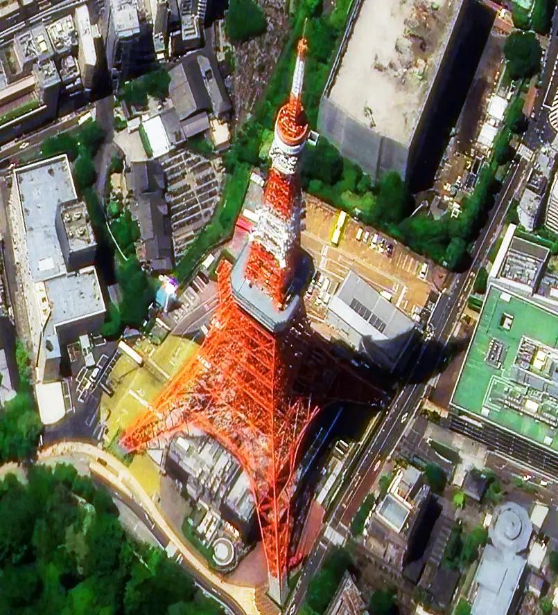 我们的卫星！这次，不但看到了东京塔，还要更近一点[赞]

吉林一号之前看遍了台湾