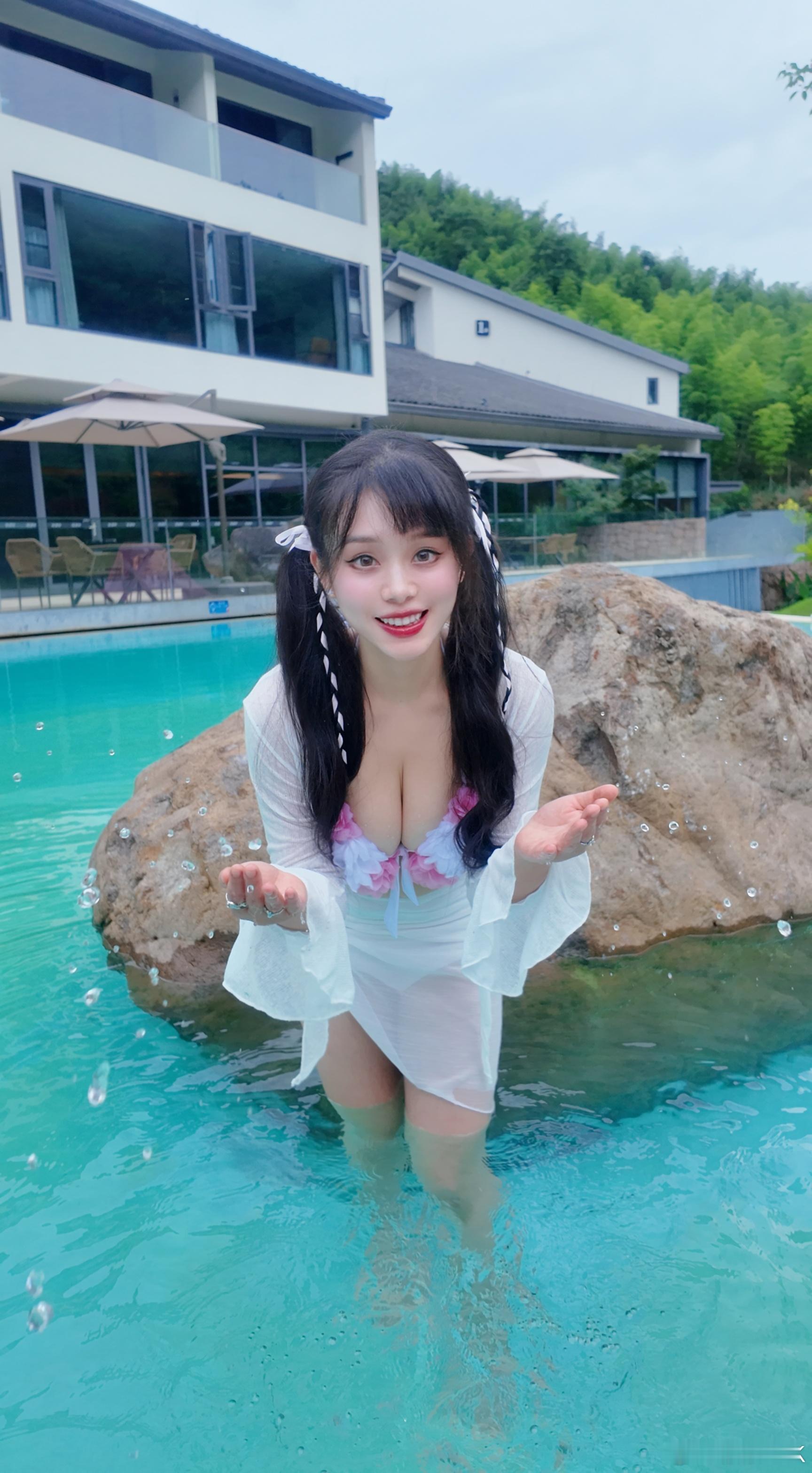 藏在山林间的治愈泳池💦避暑天花板 湖州·安吉竹仙湖君澜庄园