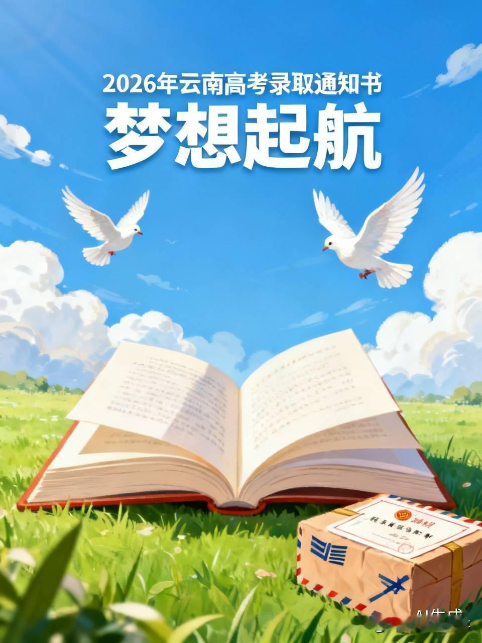2026年云南高考录取通知书来啦！
这可是承载着万千学子梦想的“通行证”。云南邮