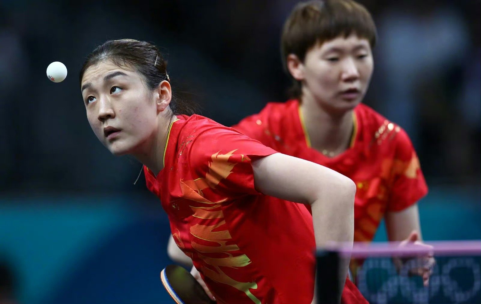 #全民聊奥运# 陈梦、孙颖莎、王曼昱乒乓球女团1/4决赛中击败中国台北队，顺利晋