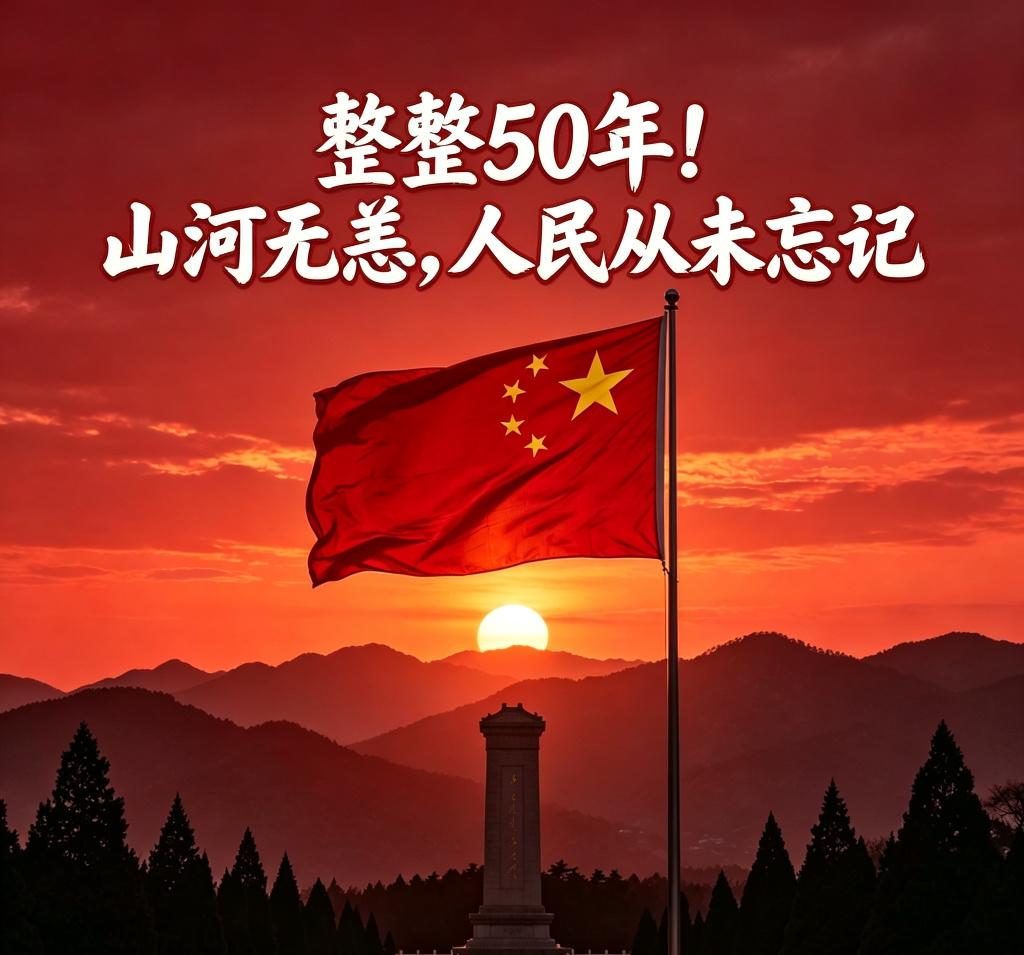 整整50年！山河无恙，人民从未忘记
 
时光悄然走过半个世纪，五十年前的今天，举