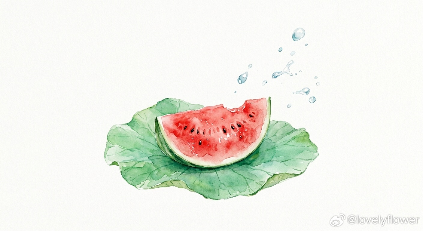 大暑已至🍉宜饮食清淡 🥗：多吃绿豆、黄瓜、苦瓜、薏米、山药等清热祛湿食物，少