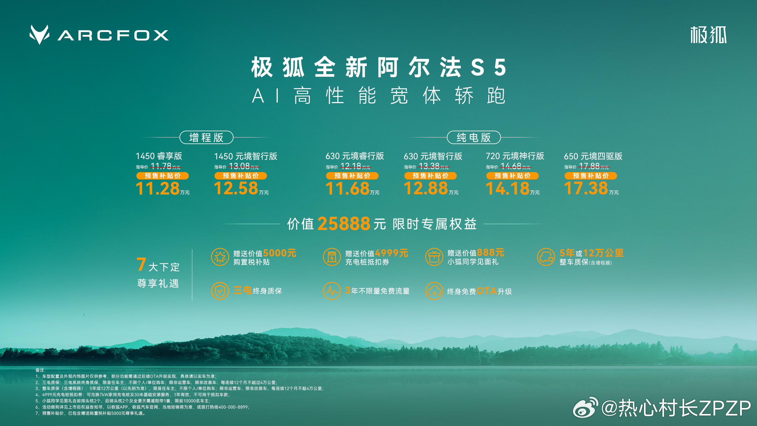 年轻人第一台轿跑可以更新了！看价格极狐全新阿尔法S5预售补贴后11.28万起AI