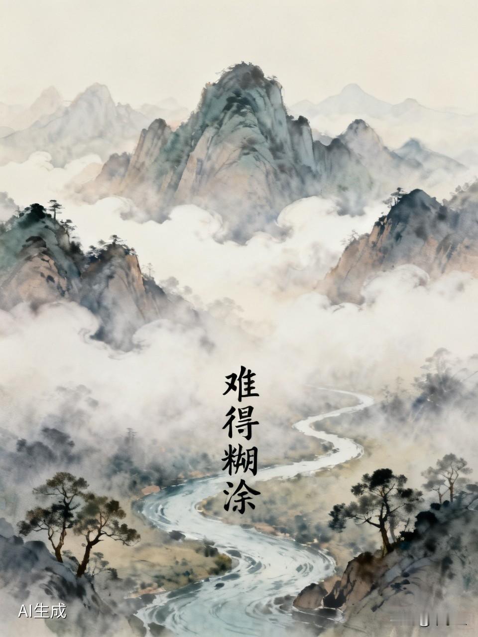 人有的时候活得太通透了也不好，看得太清，想得太明，反而少了几分糊涂的快乐，多了一