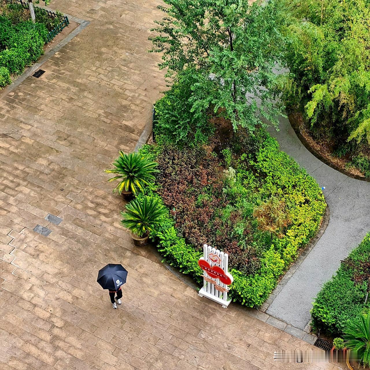 我发现我特别喜欢下雨的天气，

因为这样在家里待的感觉是☞理所当然，不出门干活也