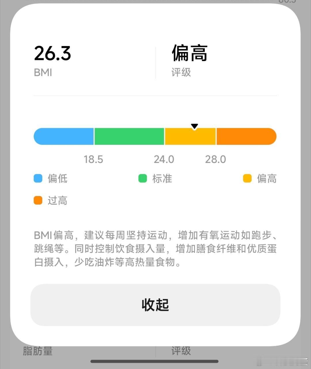 建议大家保持微胖身材，狗蛋上次测BMI还是四月份，那时候在26左右，最近一直在轻