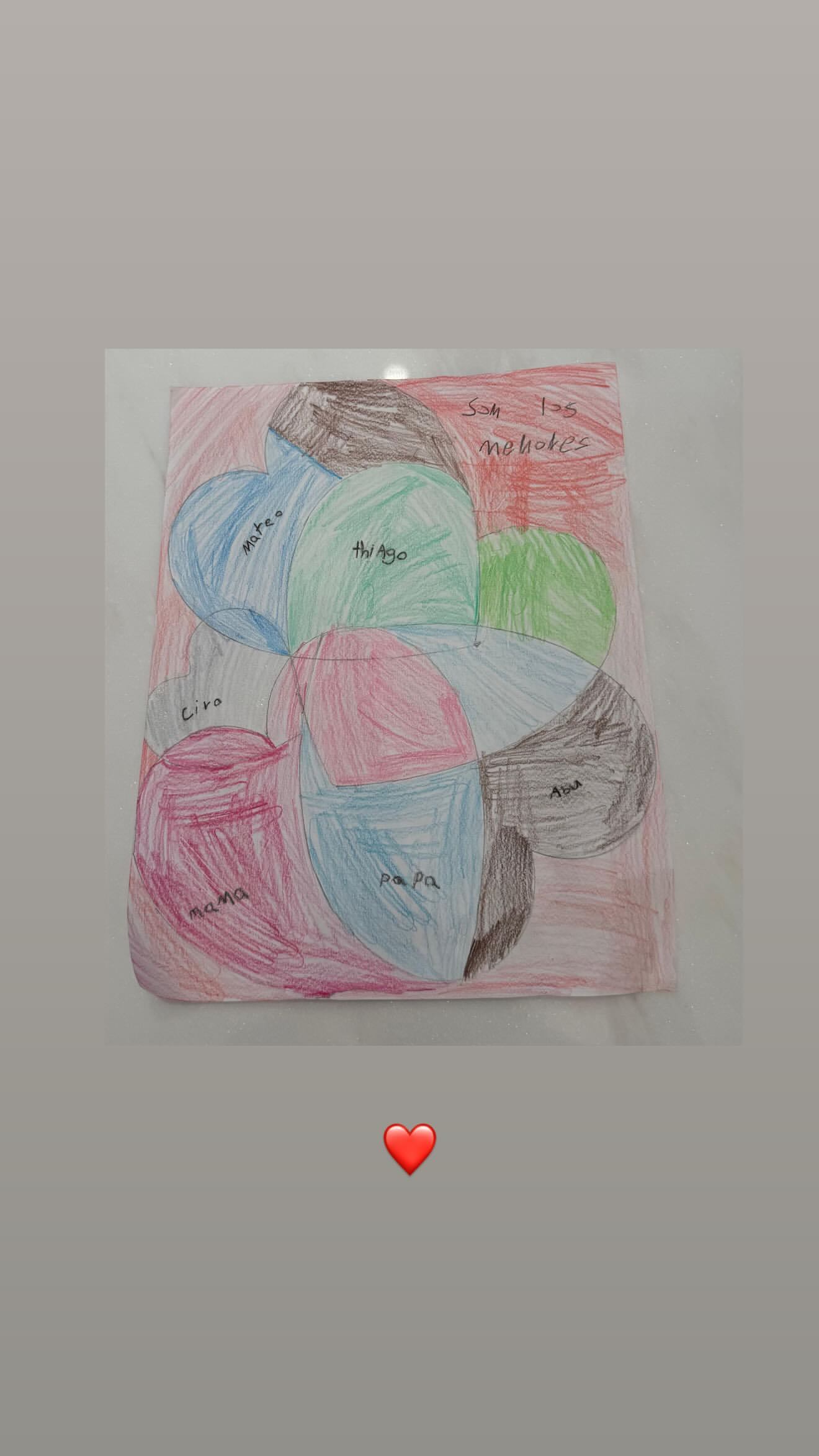 安妞更新快拍｜梅西和孩子们在情人节送她的礼物🎁❤️梅西