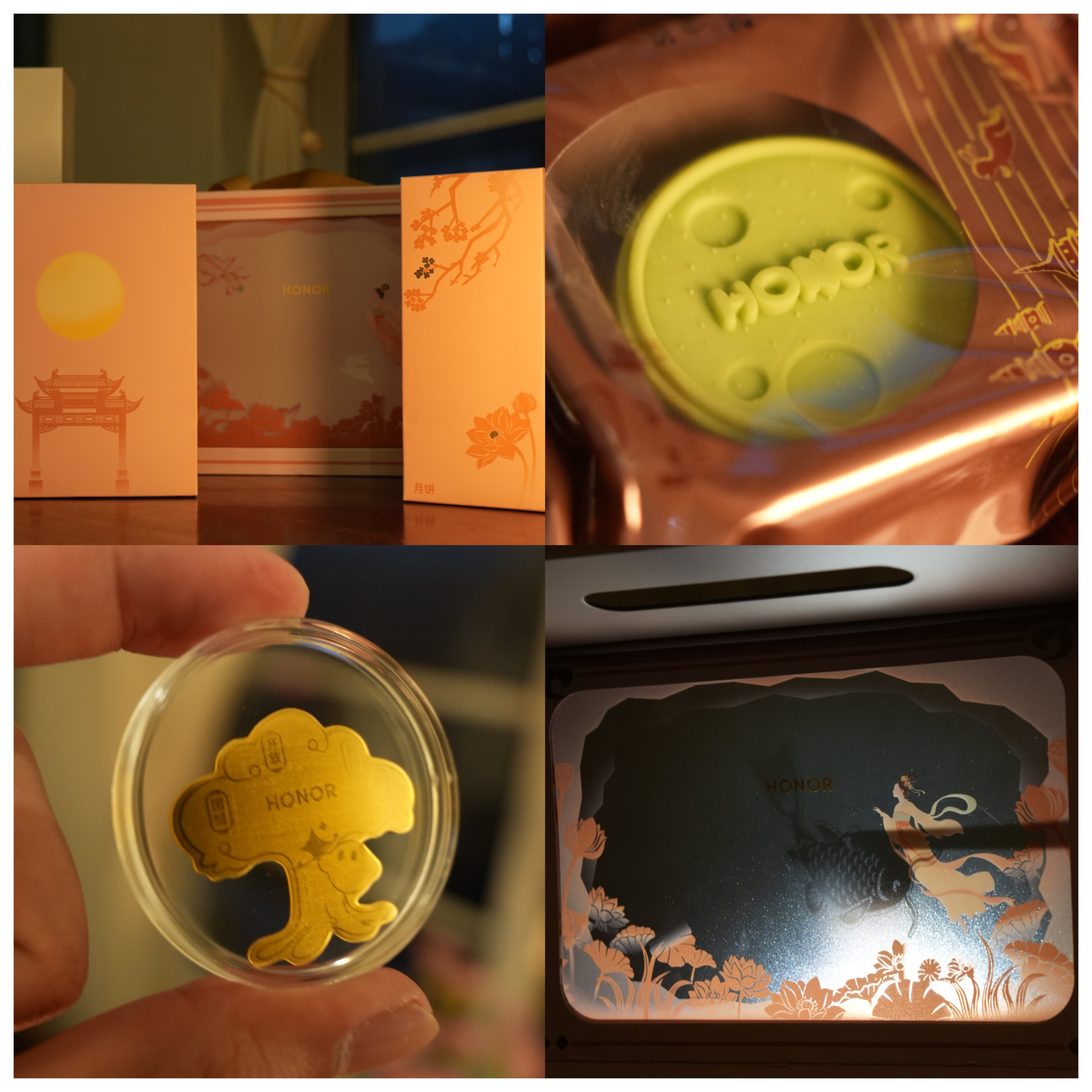 感谢荣耀、比亚迪、小鹏、SKG还有倍思等的中秋礼盒，祝大家中秋节快乐[期待] ​