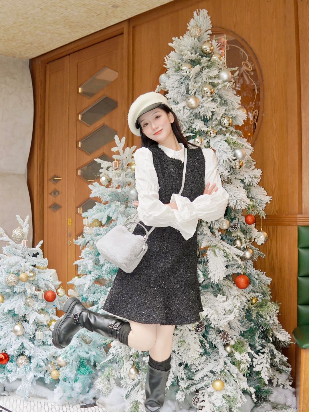 富家千金感圣诞氛围拍照look📷📷