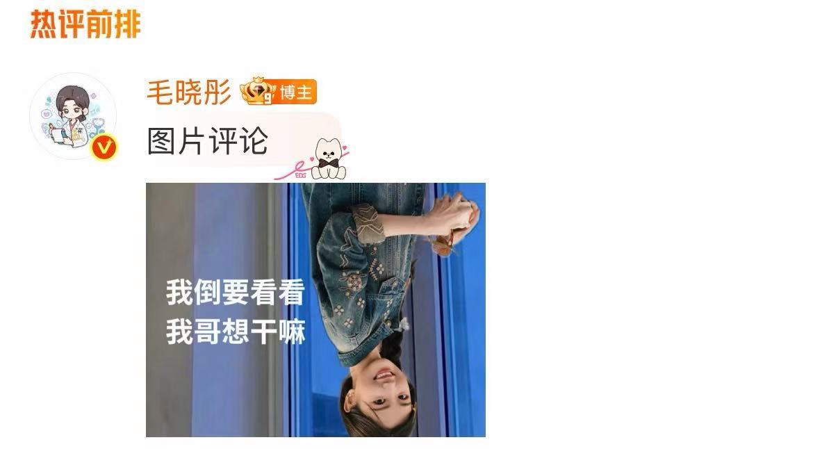 毛晓彤为了剧宣五问赵又廷好有活人味儿的剧宣！！毛晓彤发文五问赵又廷！！赵又廷在评