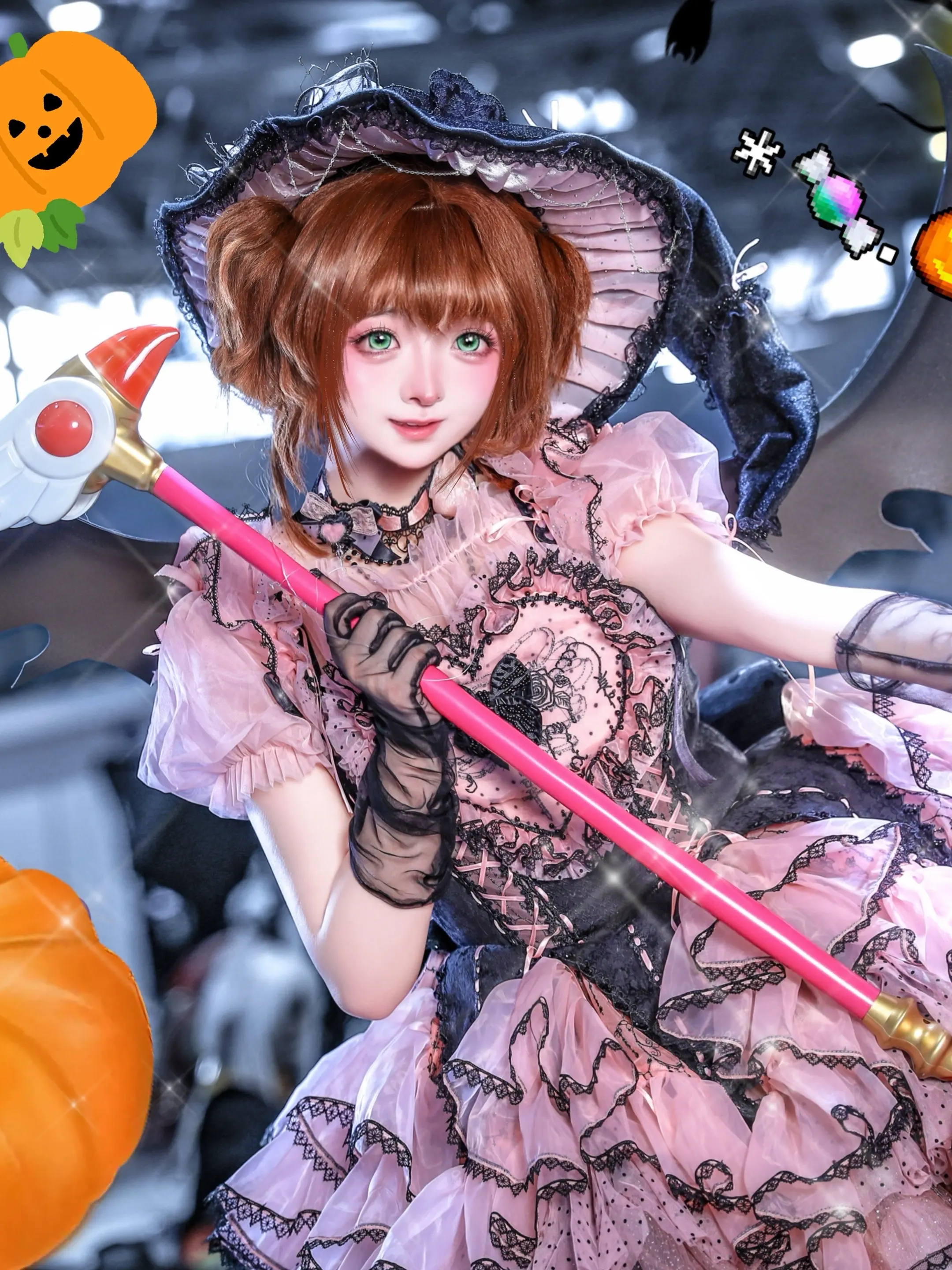 小女巫Sakura🌸出现！📷