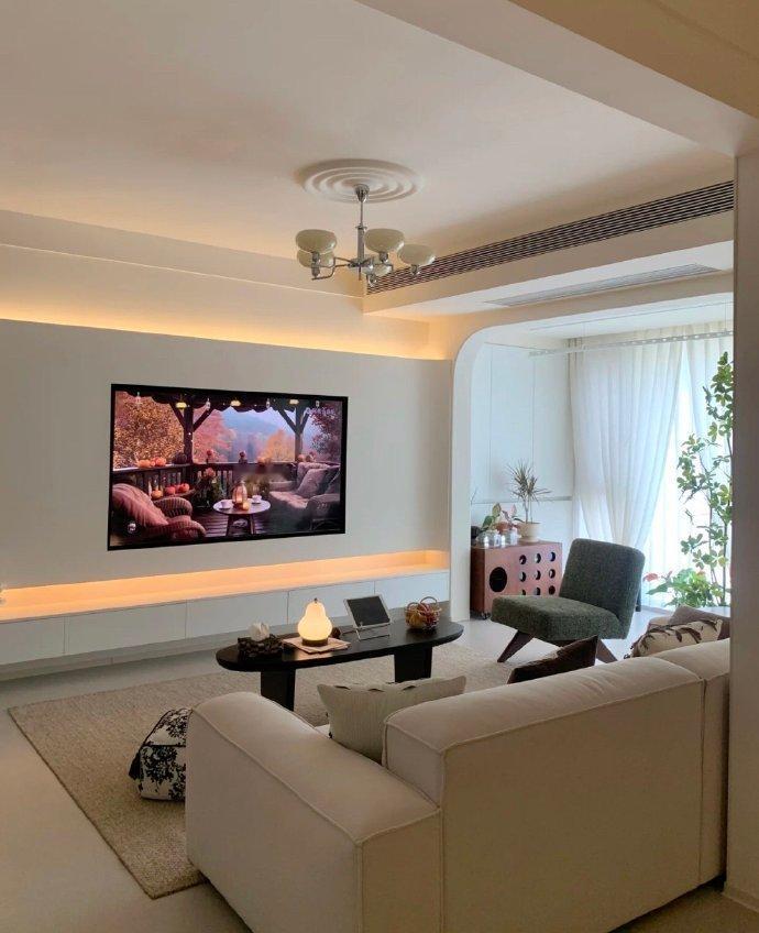 奶油中古风设计，充满活力和氛围感的家。 ​ ​​​