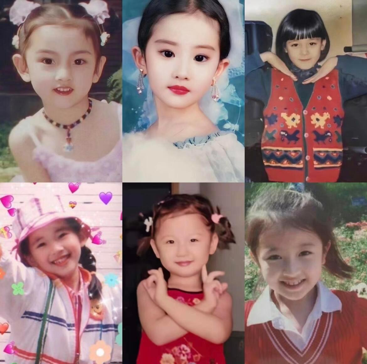 女明星小时候你能猜出多少个呢？ 