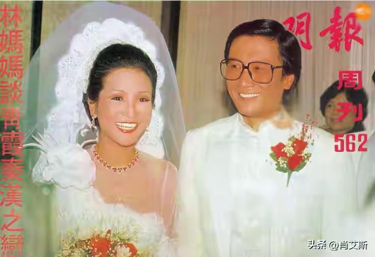 嫁给谢贤的狄波拉在婚礼上笑得甜蜜蜜，婚后他们也有过一段幸福的时光，图二就是美好幸