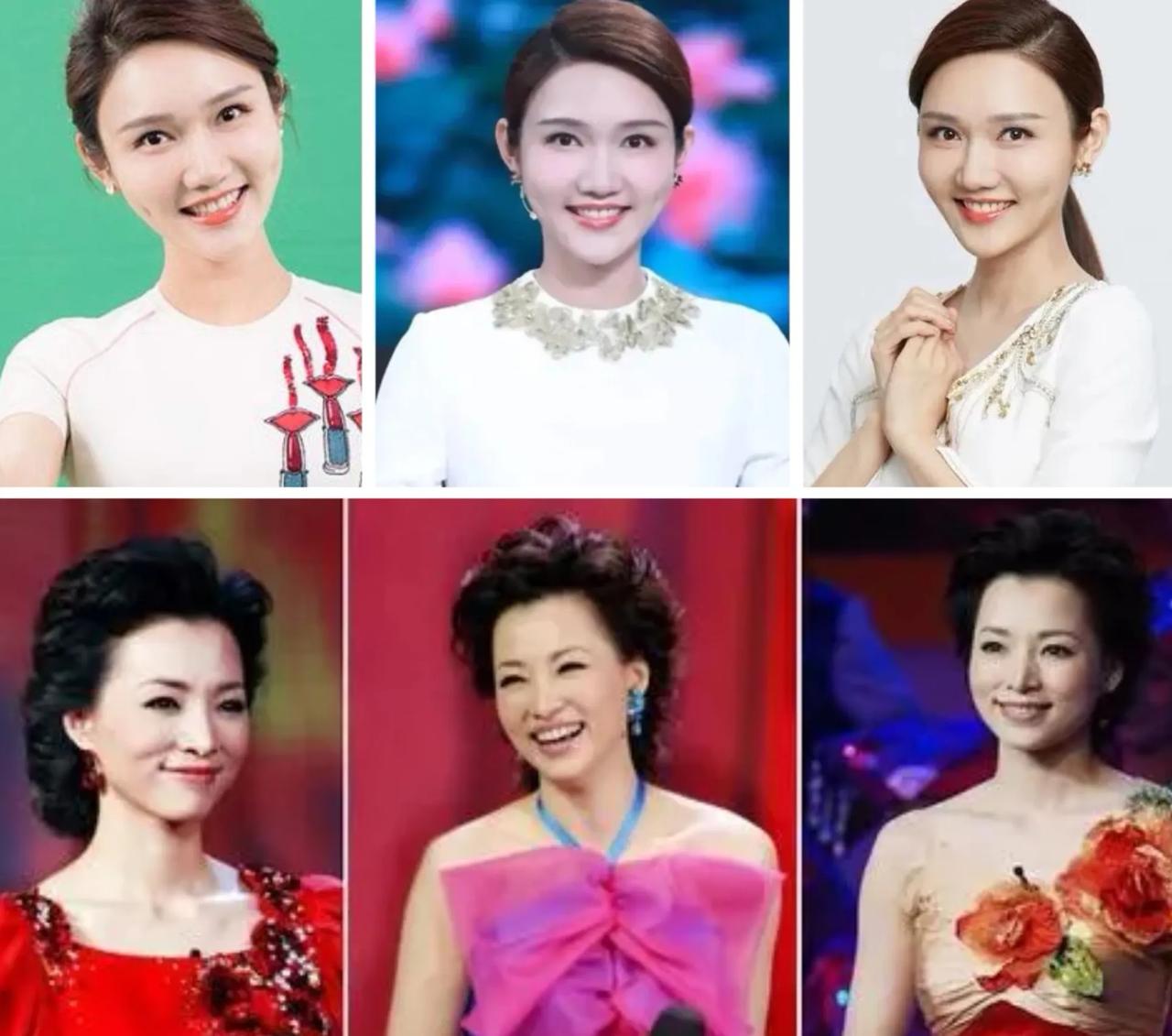 龙洋与董卿，中央电视台两个时代的一姐。她们都主持过春节联欢晚会，都主持过中国诗词