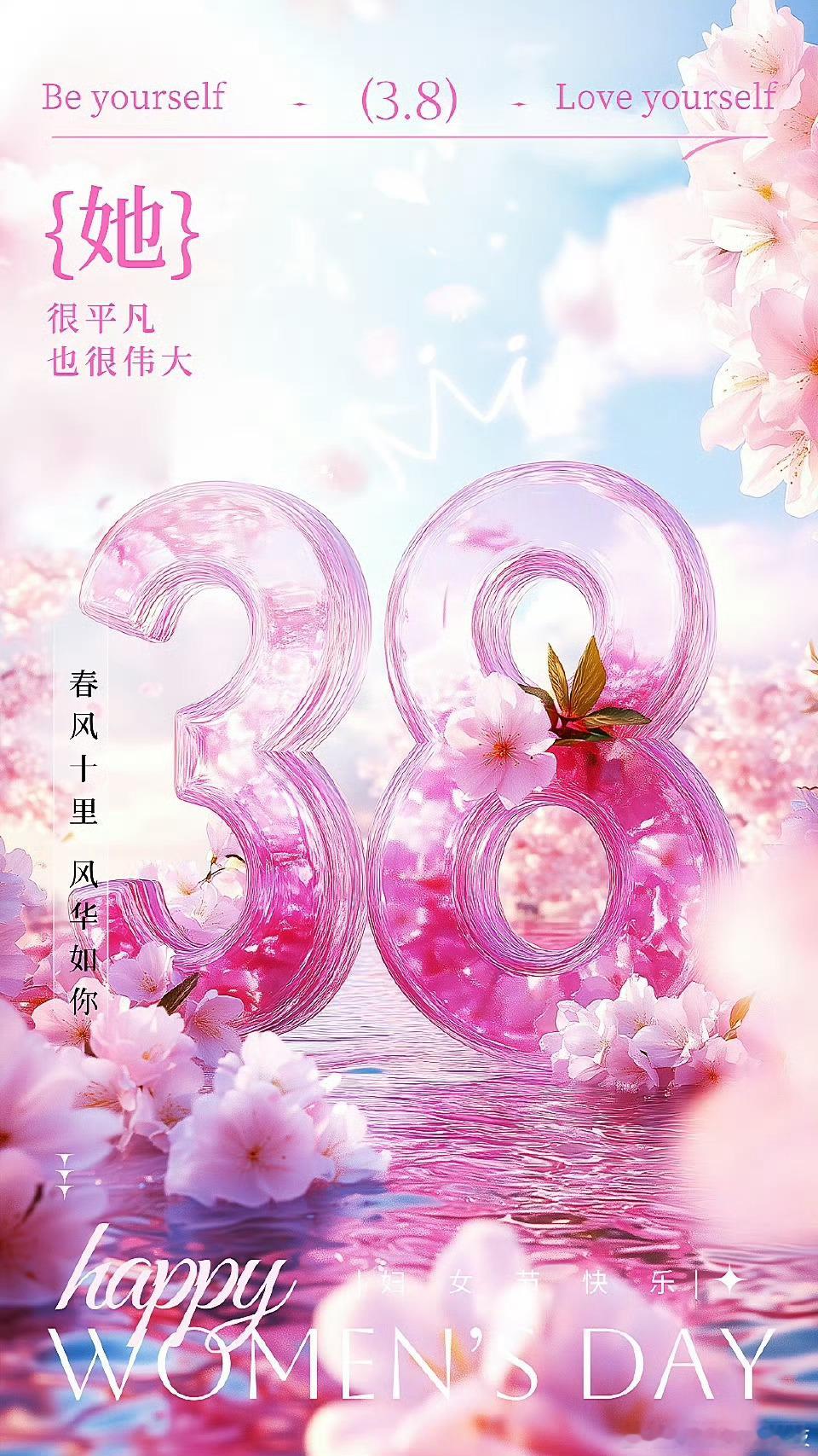 三八妇女节的38条祝福今天是三八国际妇女节！虽然38条祝愿很短，但女性的精彩人生