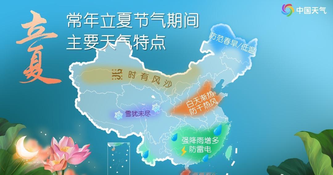 【今日立夏】今天（5月5日）进入夏季的第一个节气——立夏。这个时节，我国大部越来