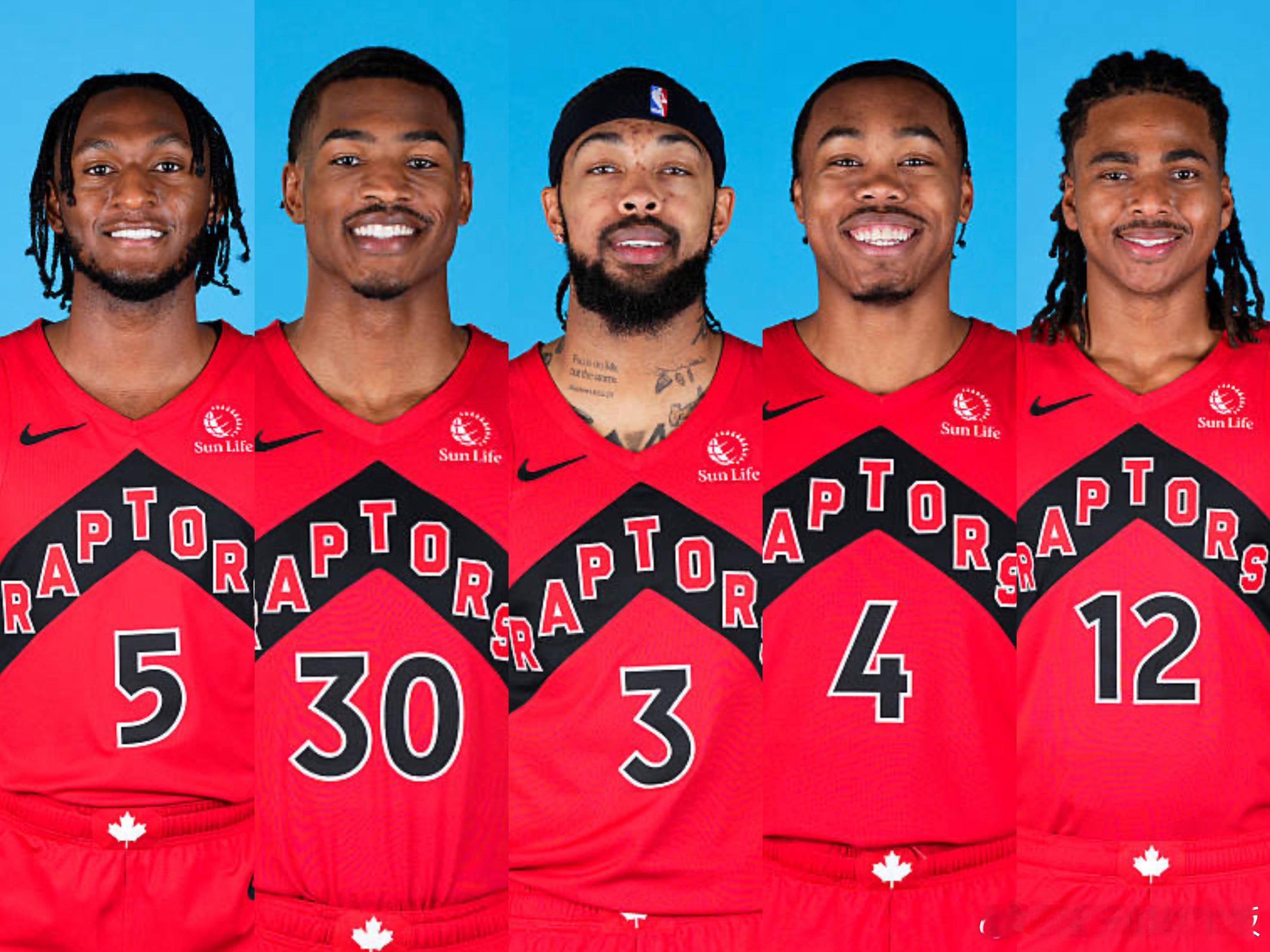 猛龙队的首发！博尔特尔和巴雷特缺阵猛龙vs湖人