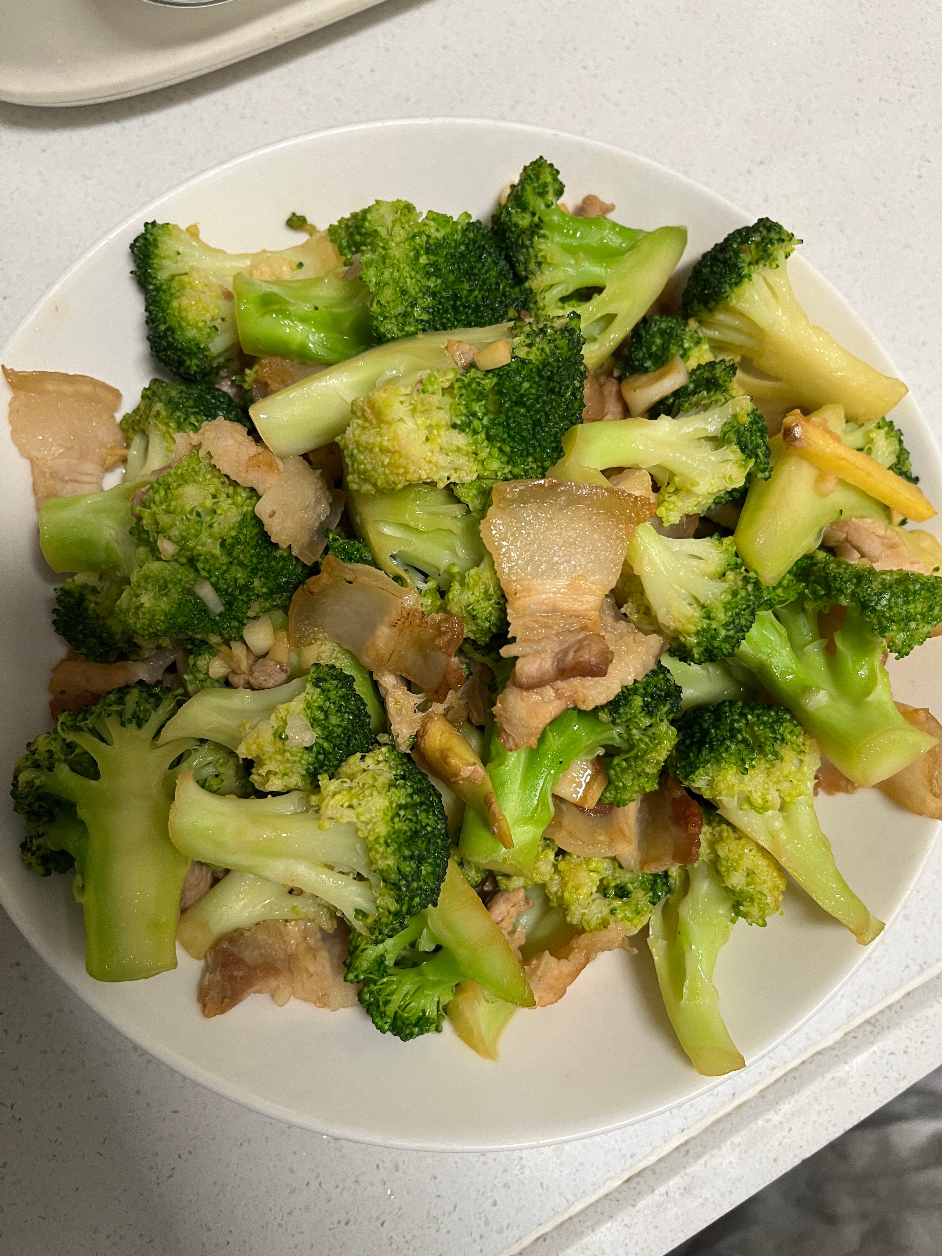 昨晚A家上门做饭菜单：葱炒梭子蟹五花肉炒西兰花用时48分钟，主要做饭之前拆一袋2