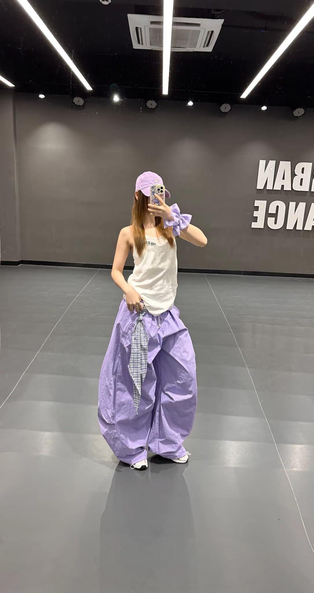 这个夏天  给我大胆穿！！！爵士 跳舞 夏日穿搭 紫色