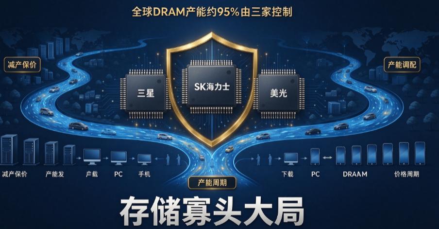 内存涨价：一场寡头心照不宣的利润收割！
相信很多善良的人还在以为，本轮内存暴涨是