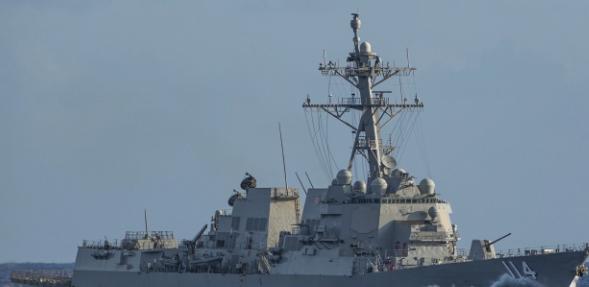 美国驱逐舰想跑，结果没有跑成

美国驱逐舰想溜，结果没溜成。这事听着就爽。

美