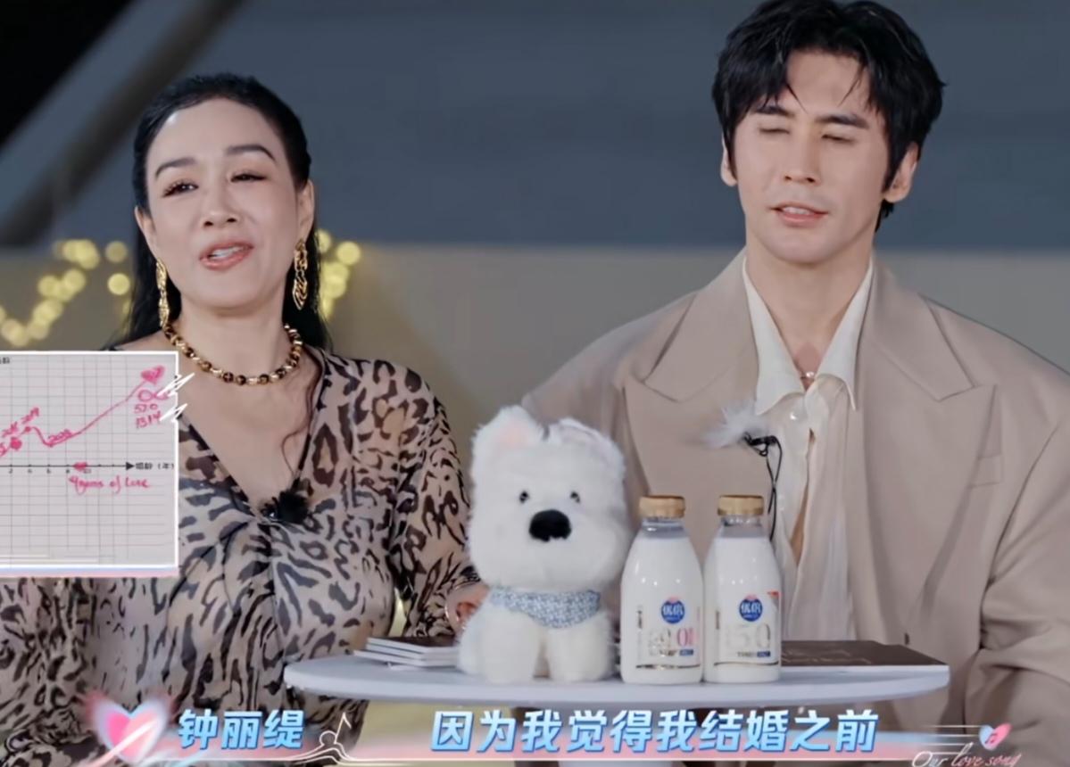 钟丽缇:“我觉得我结婚之前，我不知道为什么我对爱情每次都觉得没有那么幸福，我觉得