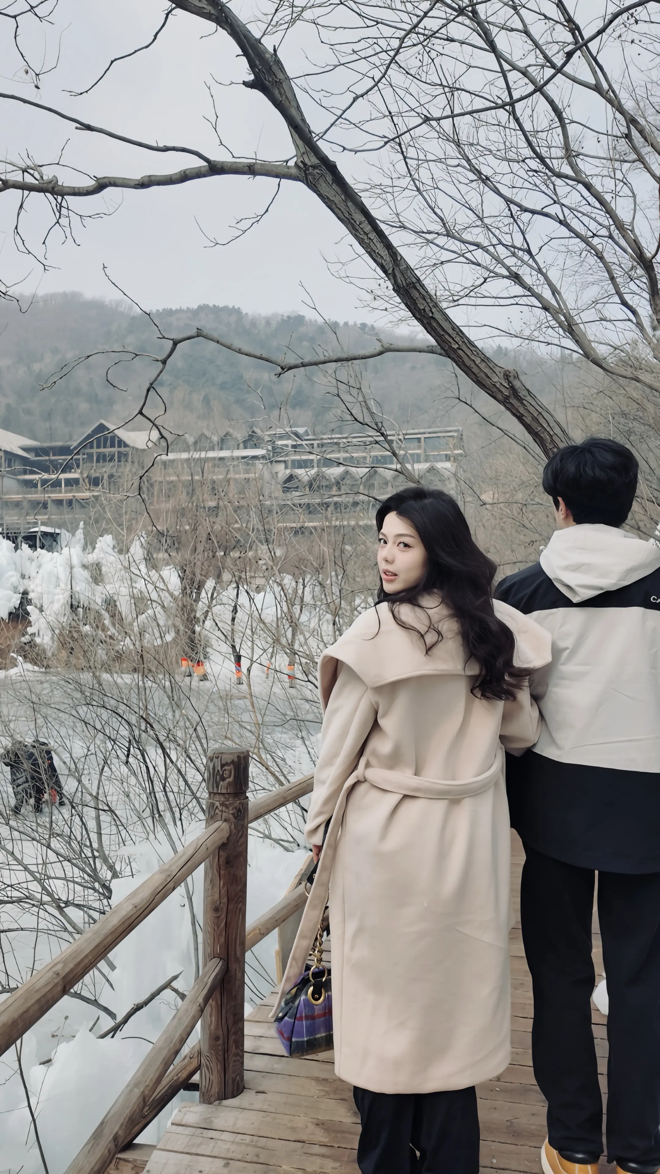 our first kiss in the living room.