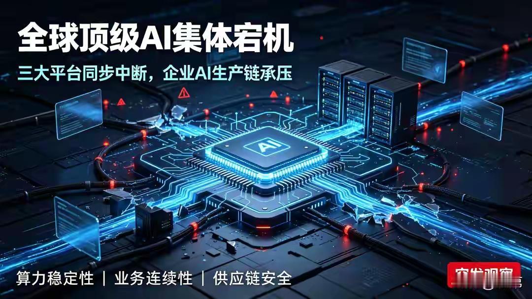 全球顶级Ai集体宕机，你还好吗？此时的你，或许正乘无人驾驶汽车行驶在高速公路上，