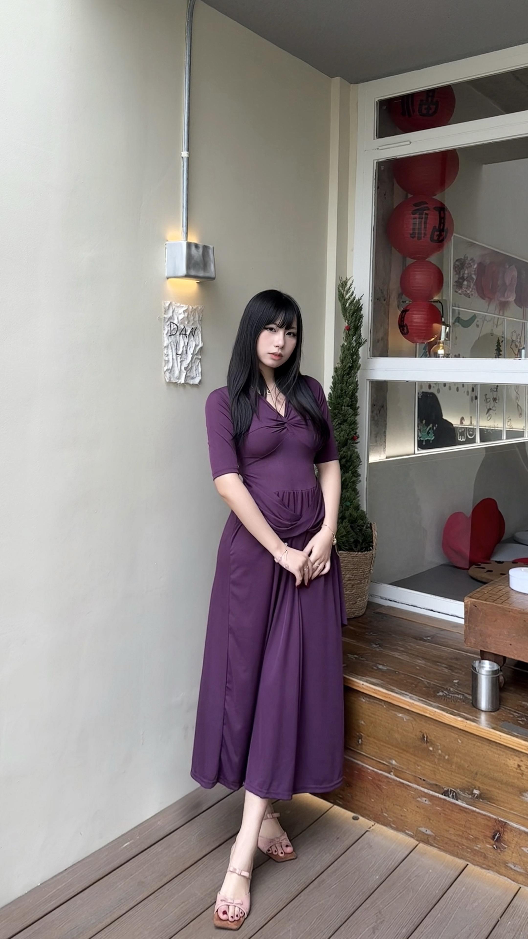 紫渍～  👗时尚穿搭