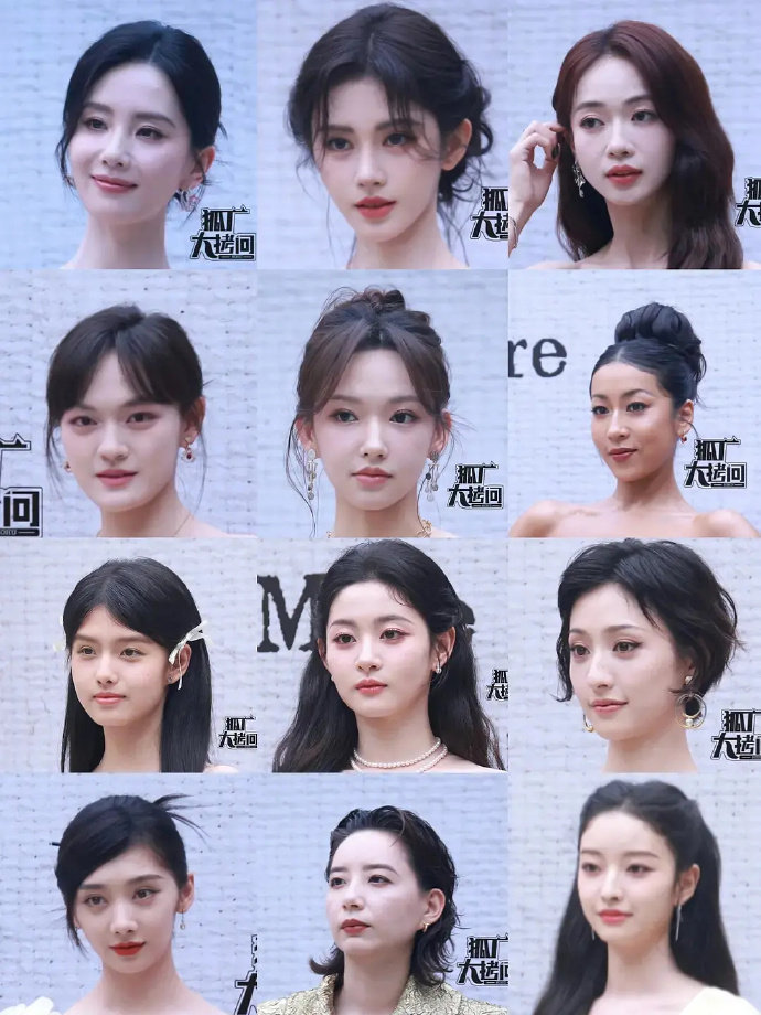 女星怼脸生图，皮相最好的是程潇和鞠婧祎，00花被秒得太惨了 ​​​