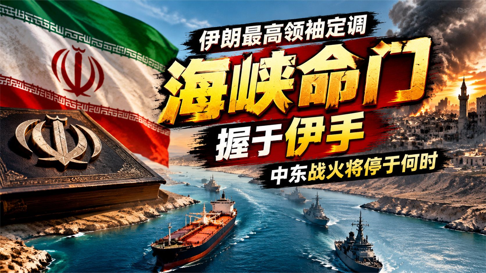 伊朗最高领袖定调，海峡命门握于伊手，中东战火将停于何时