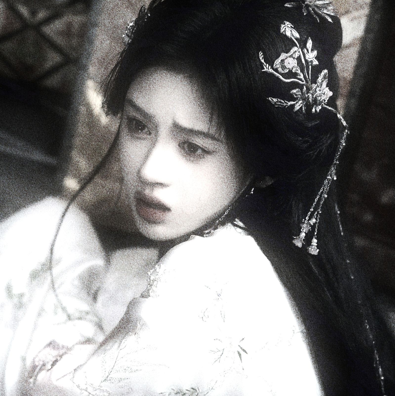 WeChat鞠婧祎女头｜背景图搭配｜审美积累 