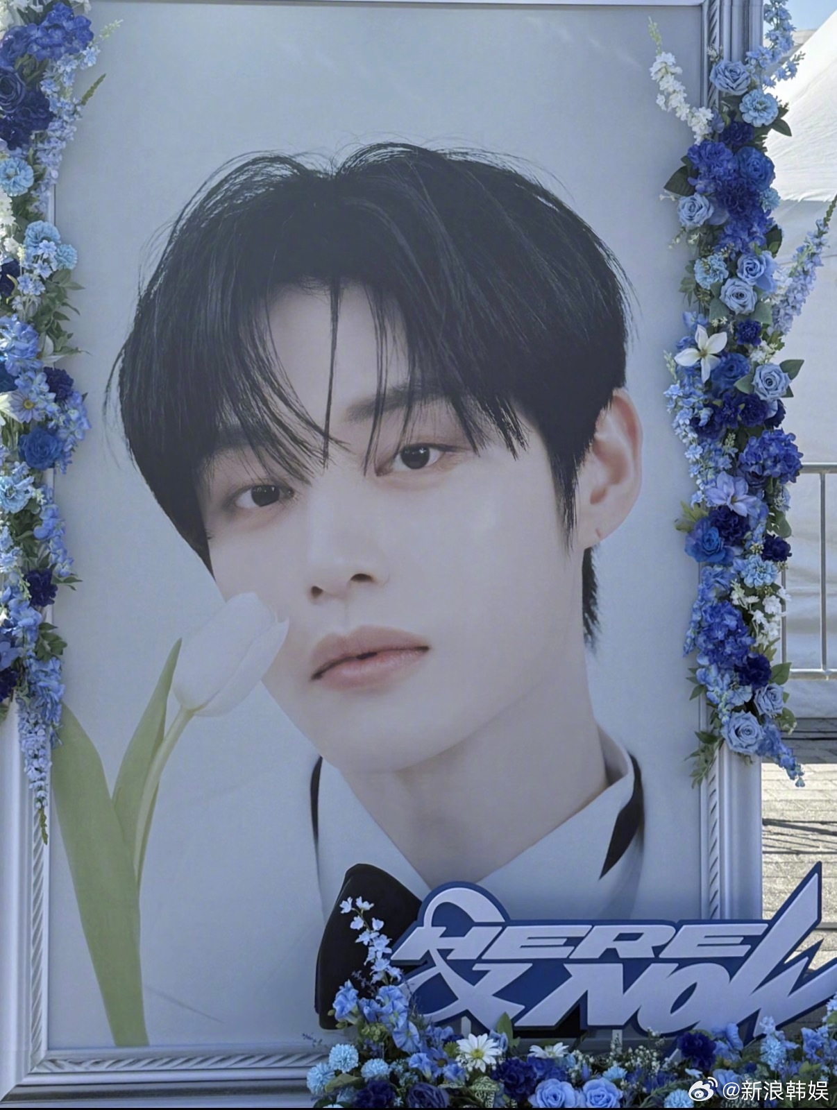 ZB1安可演唱会花墙 今日ZEROBASEONEZB1组合 首尔安可演唱会现场，