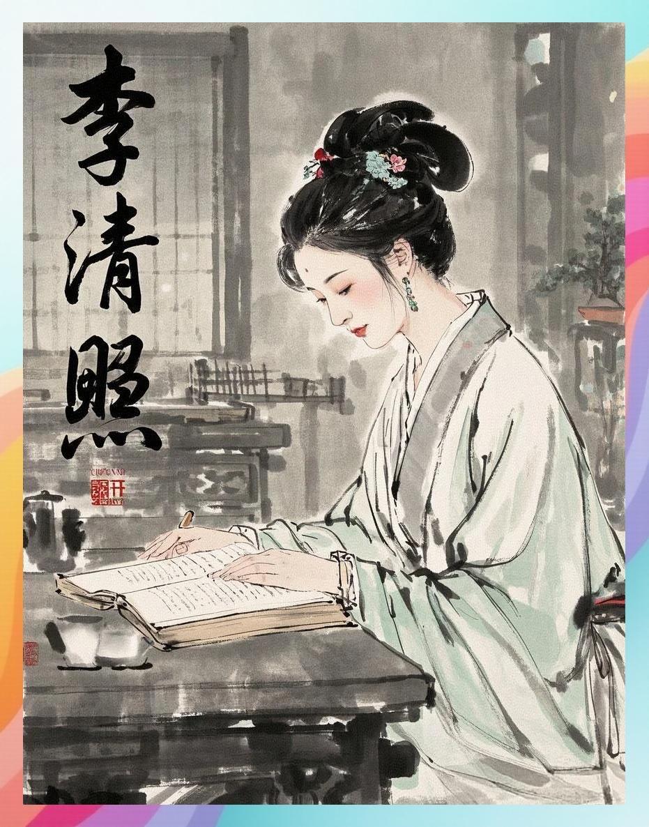 李清照以词格写人格，从漱玉词的婉约闲适到《夏日绝句》的雄浑刚烈，她的文字横跨南渡