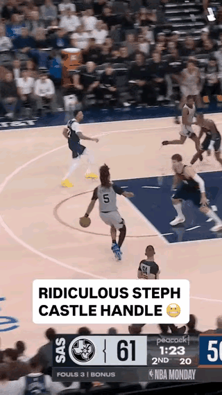 NBA超巨现场教学，这过人技巧真的很华丽，而且很实用。
一个简单的背后运球，带动