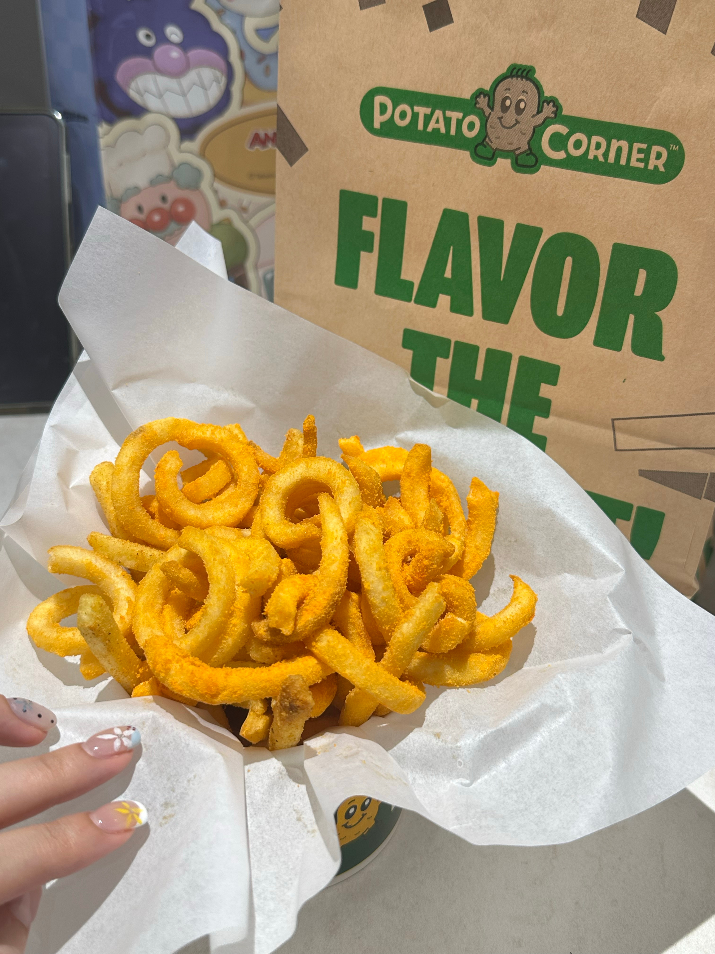 我上辈子可能potato corner代言人 一周七天 但我要吃七天 