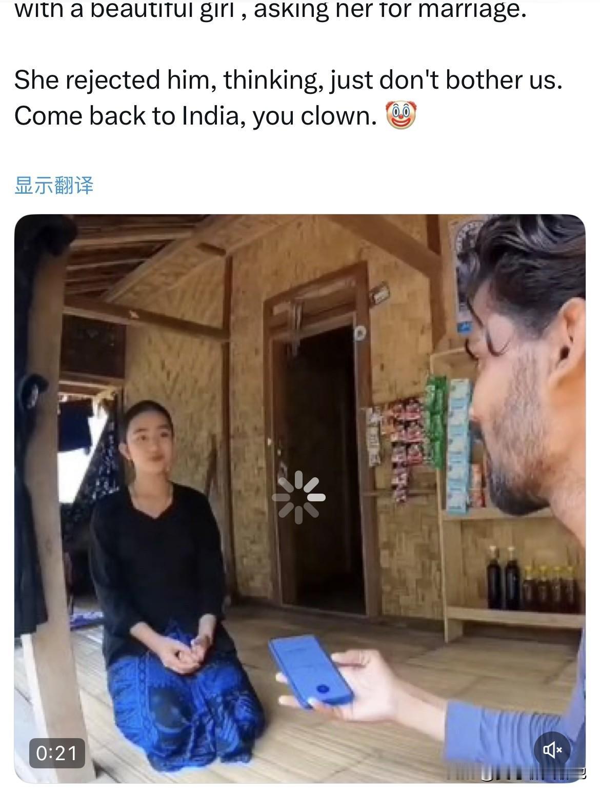 三哥感觉良好，一见面就求婚。印度网红博主松尼（Sumit Soni）首次飞越50